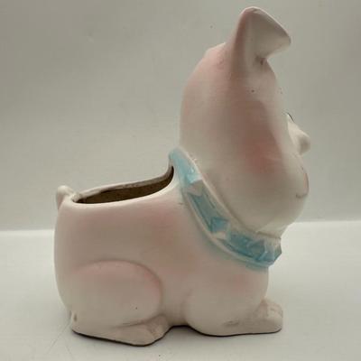 Vintage Napco Bulldog Nursery Planter