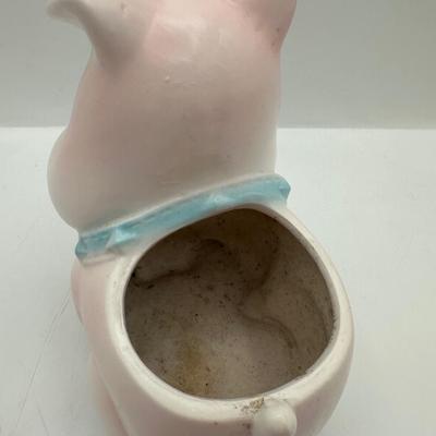 Vintage Napco Bulldog Nursery Planter