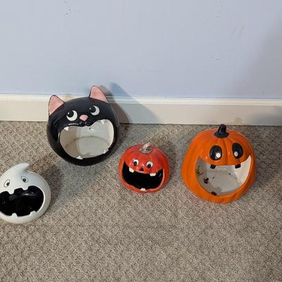 Halloween Ceramic Candy Bowls