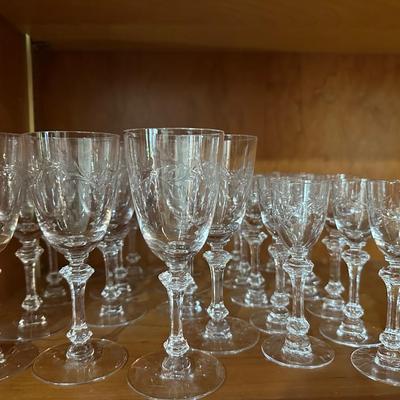 Tiffin-Francisican Glass Set