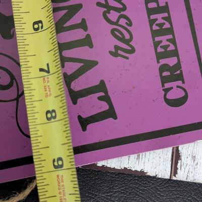 Halloween Cardboard Signs
