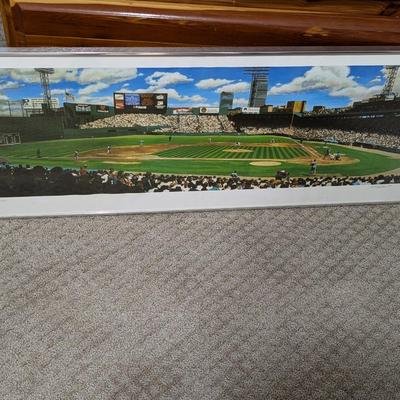 Signed & Numbered Litho With Authentication Label Bill Purdom "Fenway Park Panorama" Offset Lithograph 1990