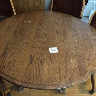Table and Chairs with Leaf
