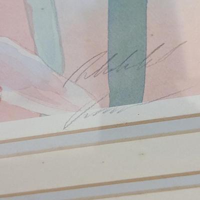 Signed Flower Art