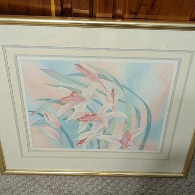 Signed Flower Art