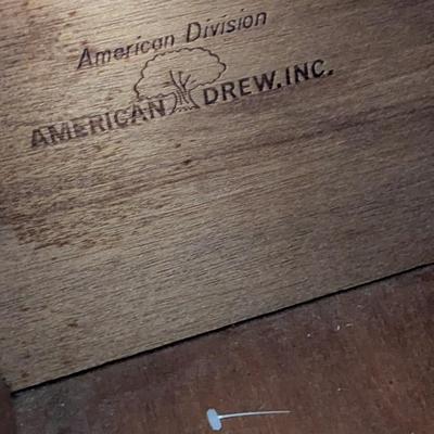 American Division American Drew Inc, 2 Piece Dresser & Mirror 9 Drawers