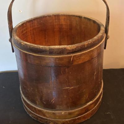 Antique Firkin Bucket