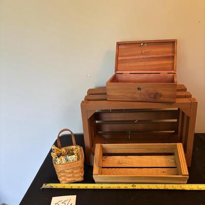 Basket and Box Lot