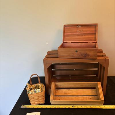 Basket and Box Lot