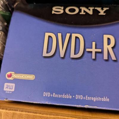 Assortment Of CD's & Sony DVD+R DVD's