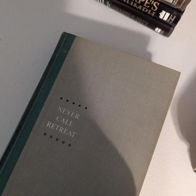 Collection Of Military Books A Couple Are First Editions