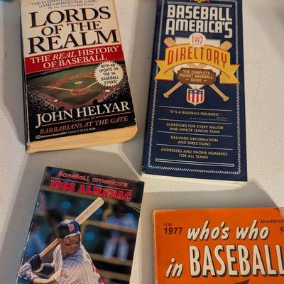Assortment Of Vintage Baseball Books Lot 5