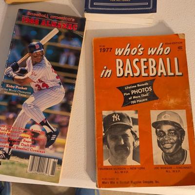 Assortment Of Vintage Baseball Books Lot 5