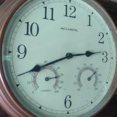 Acurite Outdoor Clock and Thermometer