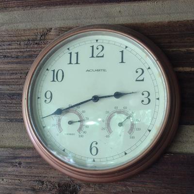 Acurite Outdoor Clock and Thermometer