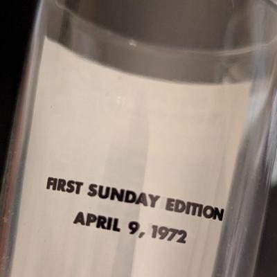 Vintage 1940's To 1970's Newspaper Cover Tumblers
