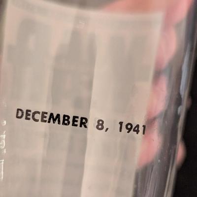 Vintage 1940's To 1970's Newspaper Cover Tumblers