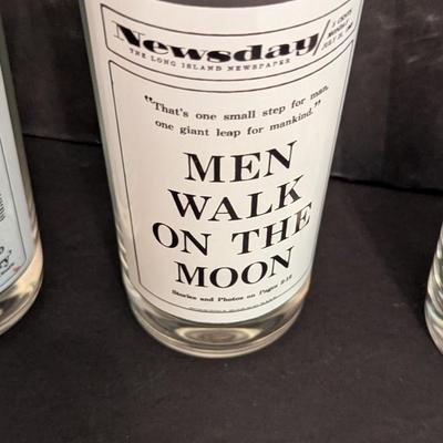 Vintage 1940's To 1970's Newspaper Cover Tumblers