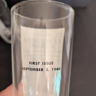 Vintage 1940's To 1970's Newspaper Cover Tumblers