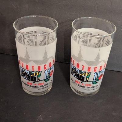 1991 Kentucky Derby Glasses
