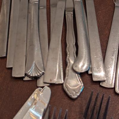 Assortment Of Stainless Silverware