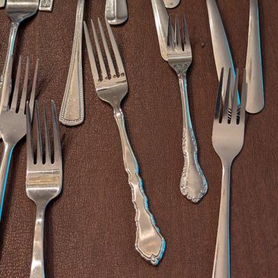 Assortment Of Stainless Silverware