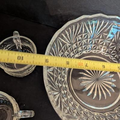 1950's Vintage 8 Piece Arlington Punch Bowl Anchor Hocking