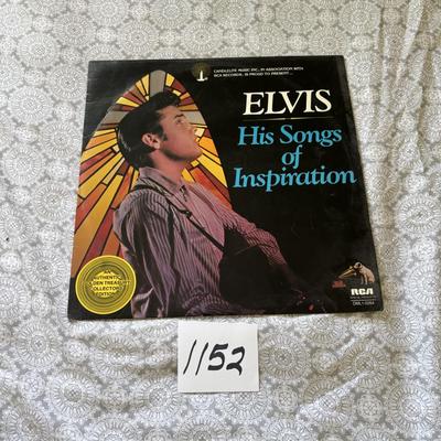 Elvis His Songs of Inspiration Record