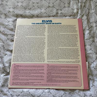 Elvis The Greatest Show on Earth Record