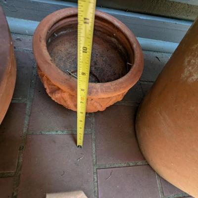 Pottery Planters & Base