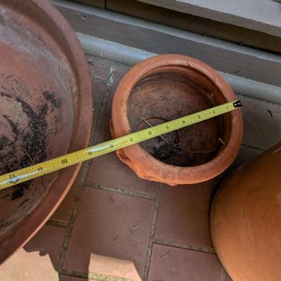 Pottery Planters & Base