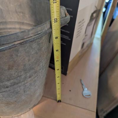 Assorted Pails & Made In Poland Metal Bucket