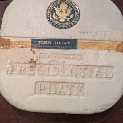 John Adams Presidential Plate