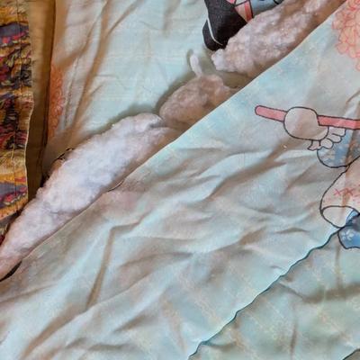 Raggedy Ann & Andy Blanket & Handmade Quilt
