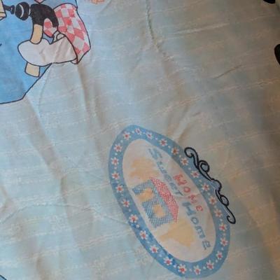 Raggedy Ann & Andy Blanket & Handmade Quilt