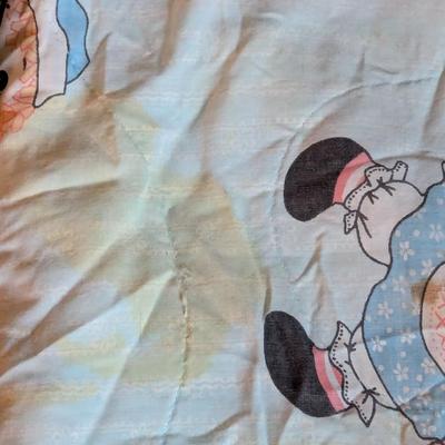 Raggedy Ann & Andy Blanket & Handmade Quilt
