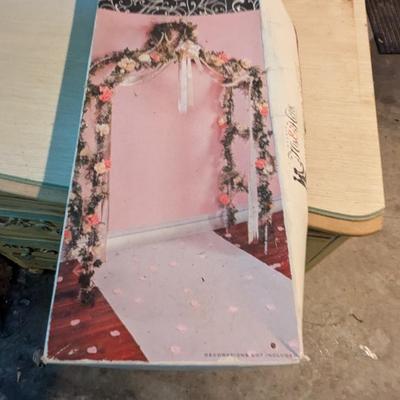 His & Hers Wedding Arch 7 Feet Peaked