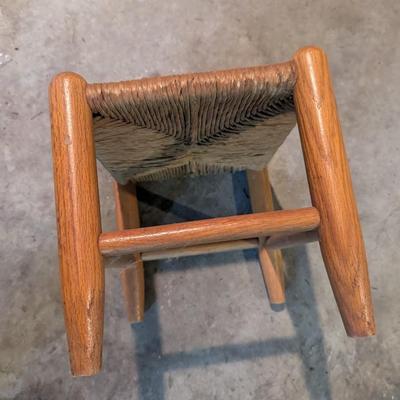 Small Wicker Stool