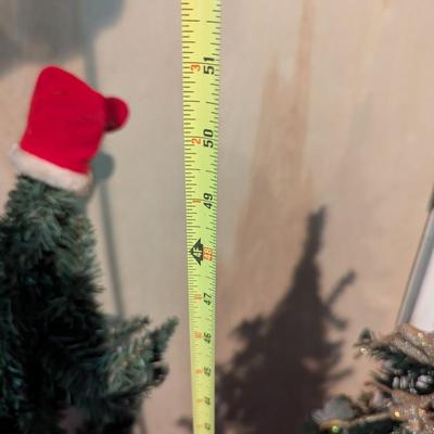 2 51" Christmas Trees