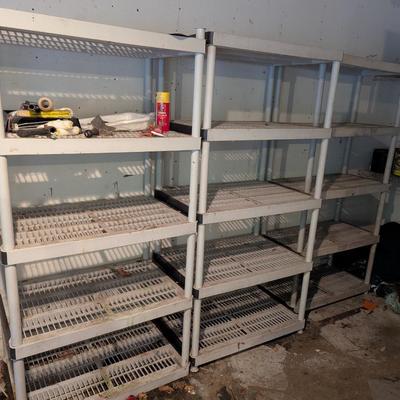 3 - Plastic Shelves (Contents Not Included)