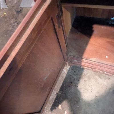 Vintage Cabinet With Marble Top