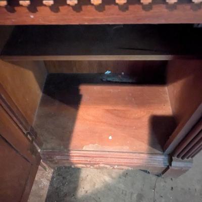 Vintage Cabinet With Marble Top