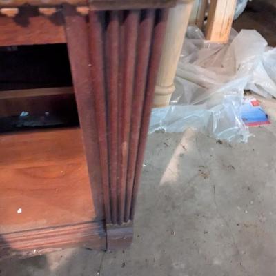 Vintage Cabinet With Marble Top