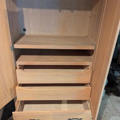 Wooden Wardrobe Cabinet