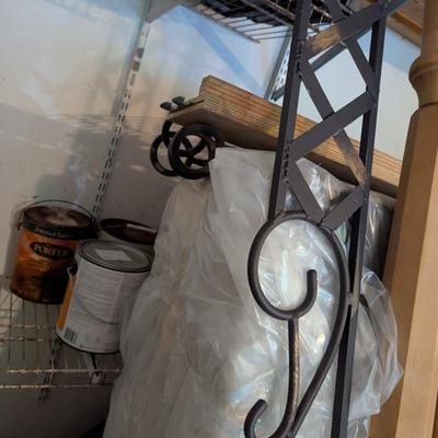 Wooden 4 Post Bed With Mattress & Box Spring