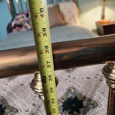 Heavy Brass Bed 48" wide