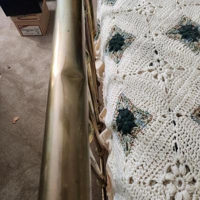 Heavy Brass Bed 48" wide