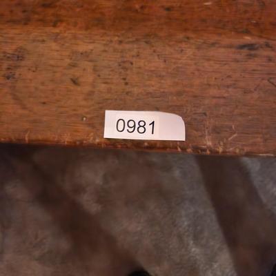 Antique Wood Bench 55x11x23