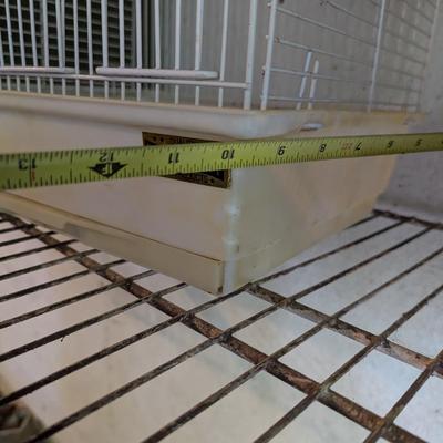 Vintage President Pet Products White Taj Mahal Top Shape Bird Cage