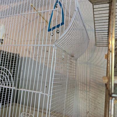 Vintage President Pet Products White Taj Mahal Top Shape Bird Cage